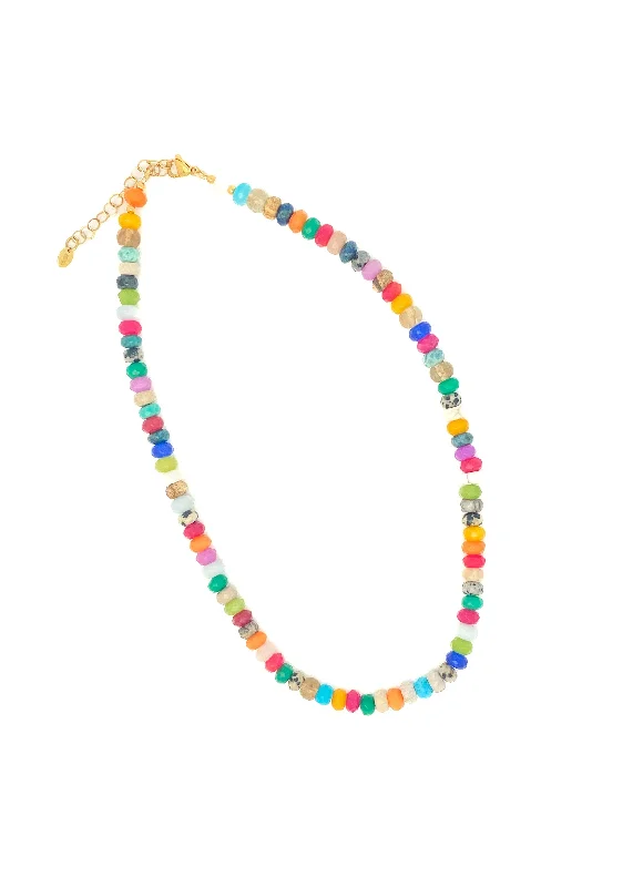 Trendy Necklace for Bridesmaids-Rainbow Bright