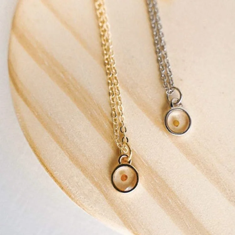 Chic Pearl Necklace-Mustard Seed Faith Necklace