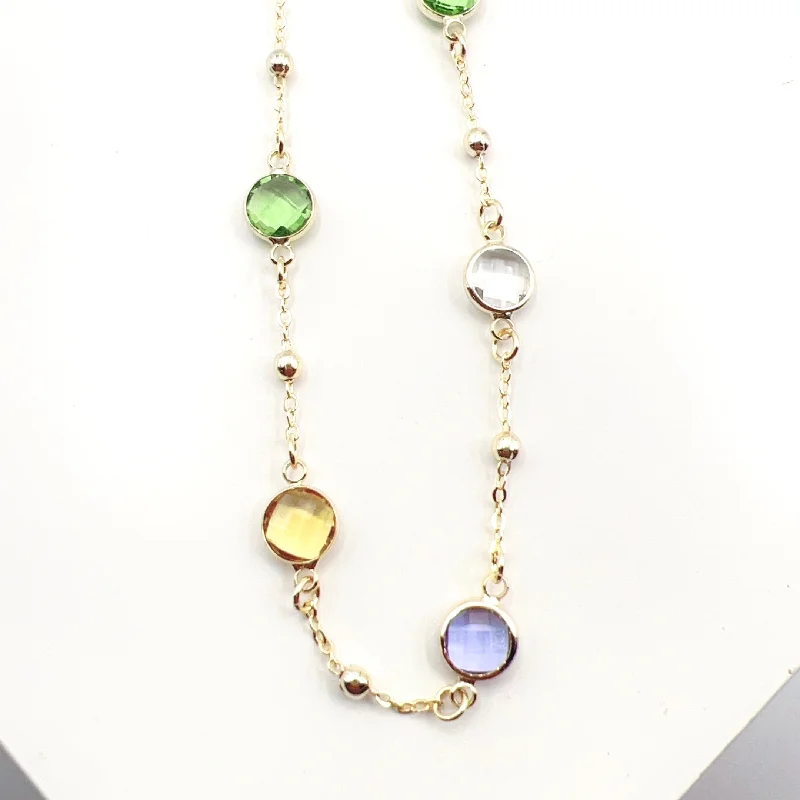 Luxury Pearl Necklace-Circle Multi Necklace L15