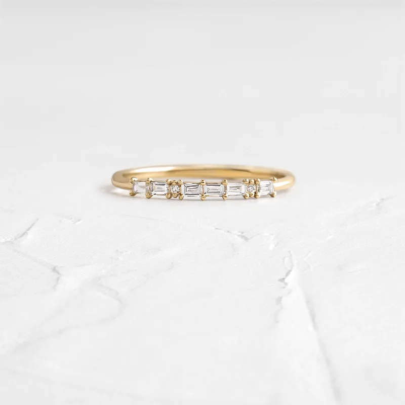 Stackable Rings for Women-Morse Code Ring: MAMA