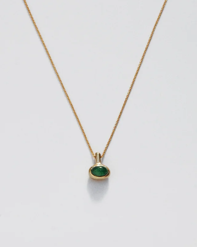 Chic Pearl Necklace-Lado Necklace in Emerald