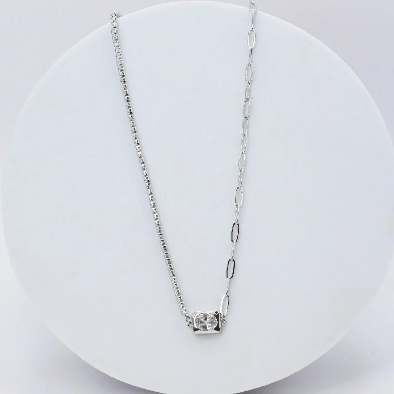 Dainty Gold Necklace-The Kathleen Necklace Silver K10