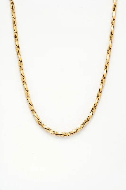 Fashionable Birthstone Necklace-Quinley Chunky Gold Chain Necklace