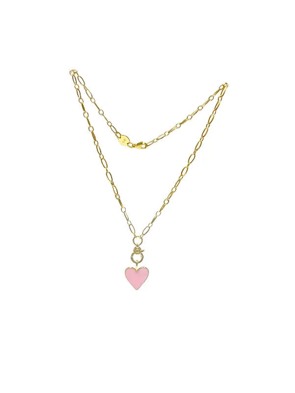 Heart Shaped Pendant Necklace-Missy