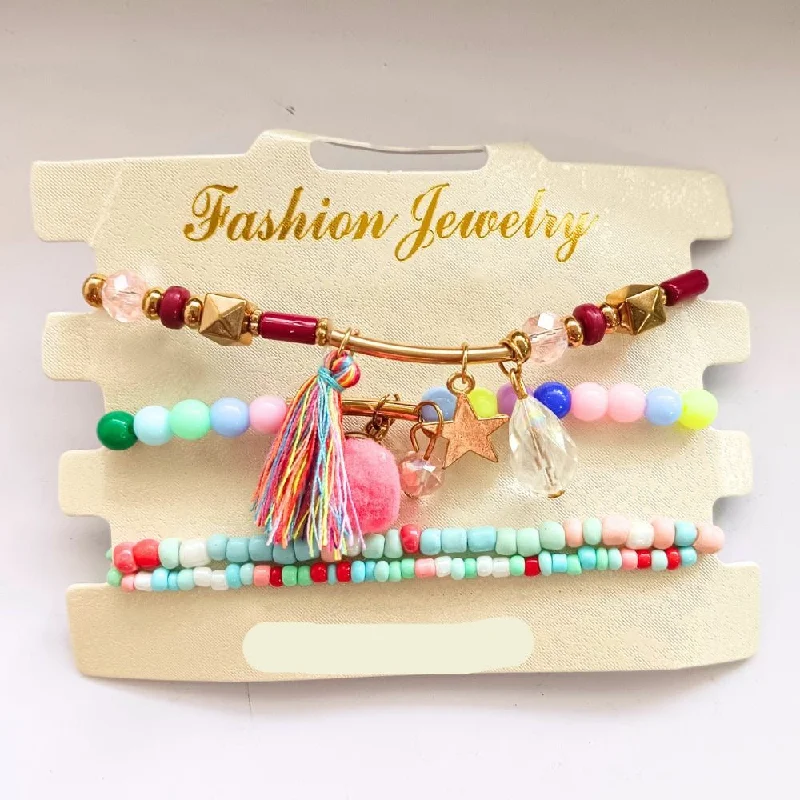 Fashion Bracelet with Charms-Darshana Jewels Pinterest Inspired Pretty Beads Bracelet