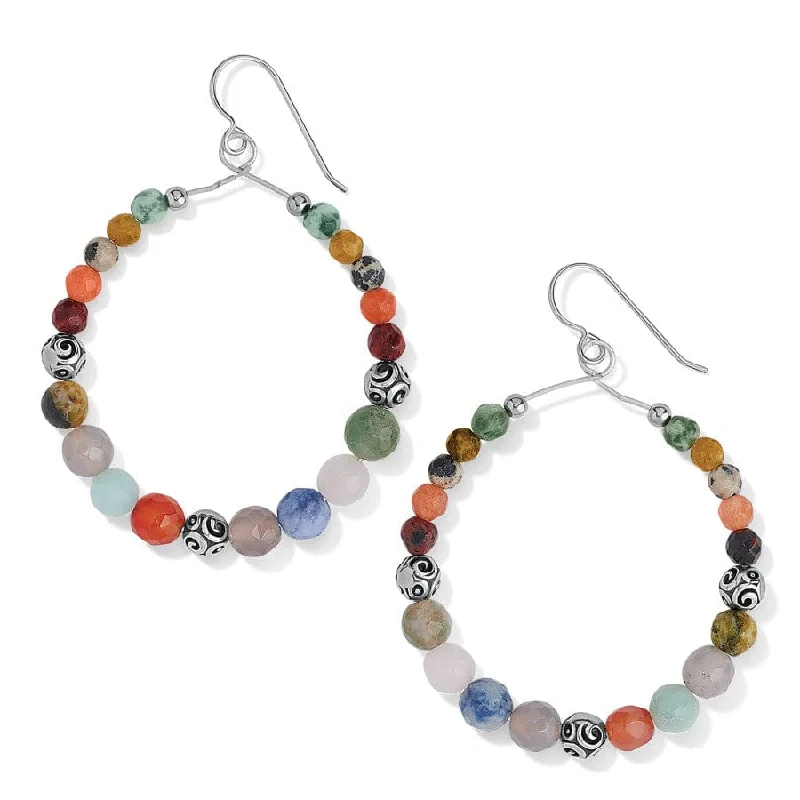 Beautiful Pearl Drop Earrings-Brighton | Contempo Desert Sky French Wire Circle Drop Earrings