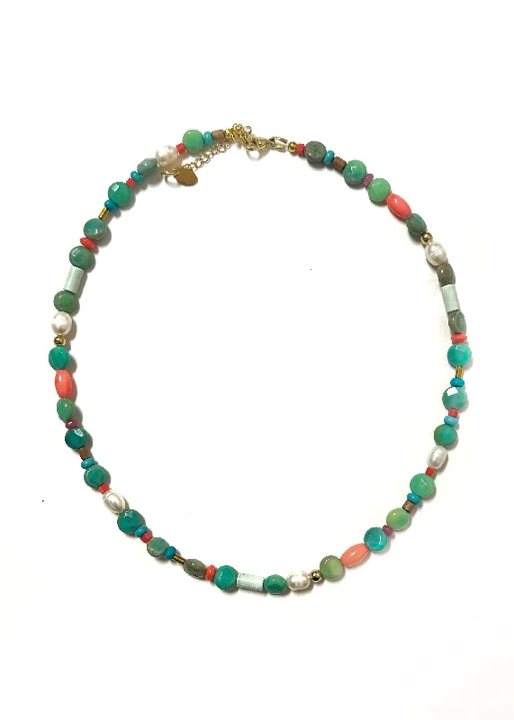 Colorful Beaded Necklace-Cressida