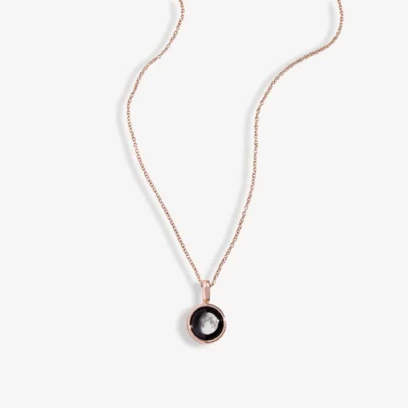 Silver Necklace for Special Occasions-Sky Light Rose Gold Necklace