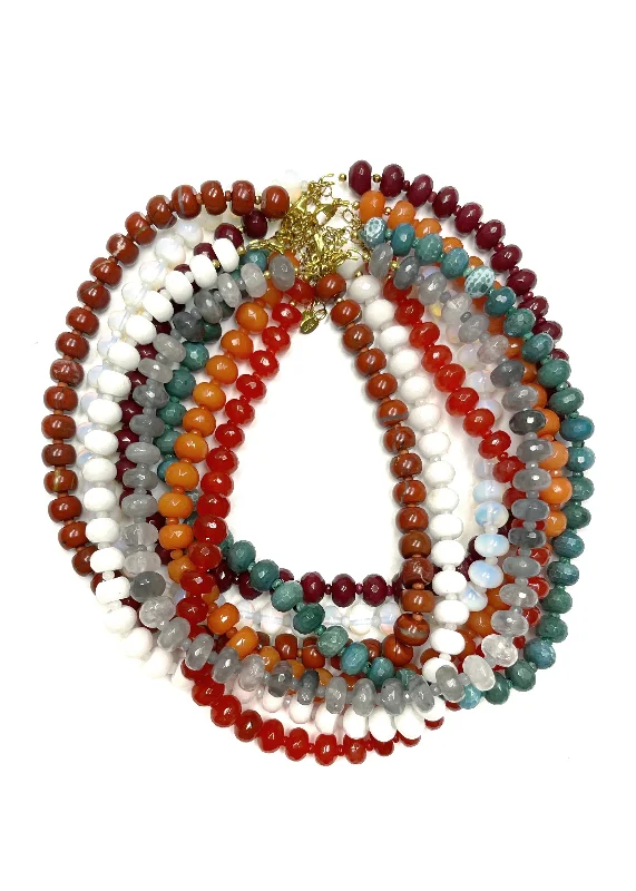 Long Beaded Necklace-Elwood