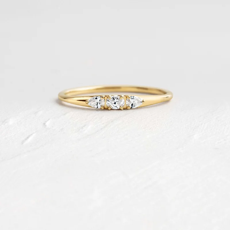 Designer Ring with Birthstone-Composure Band