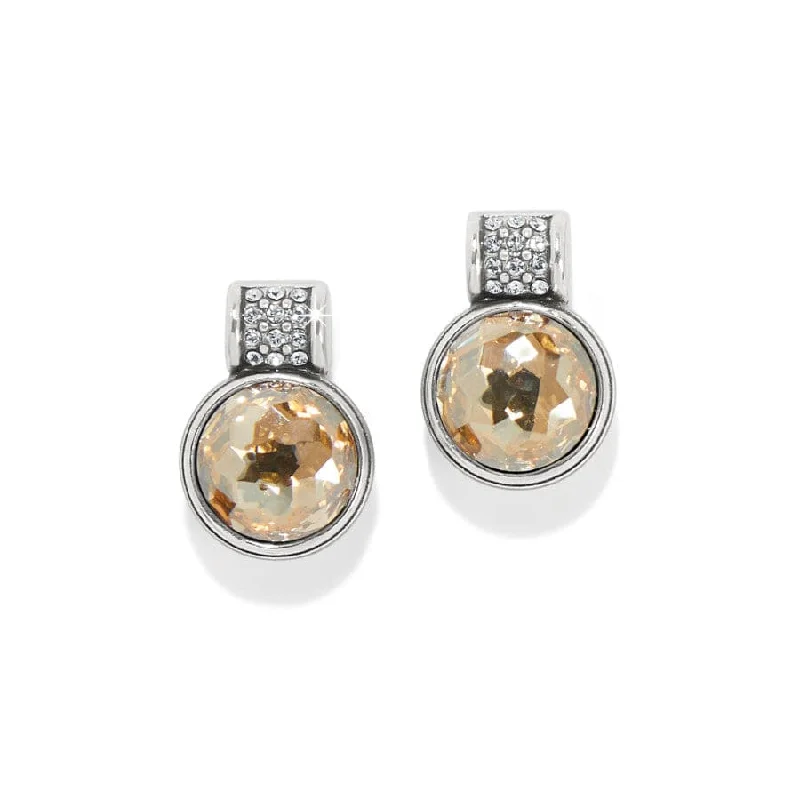 Wedding Earrings with Gemstones-Brighton | Meridian Aurora Petite Post Earrings in Gold